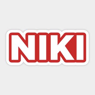 Niki Lauda - F1 Dedication Shirt Sticker